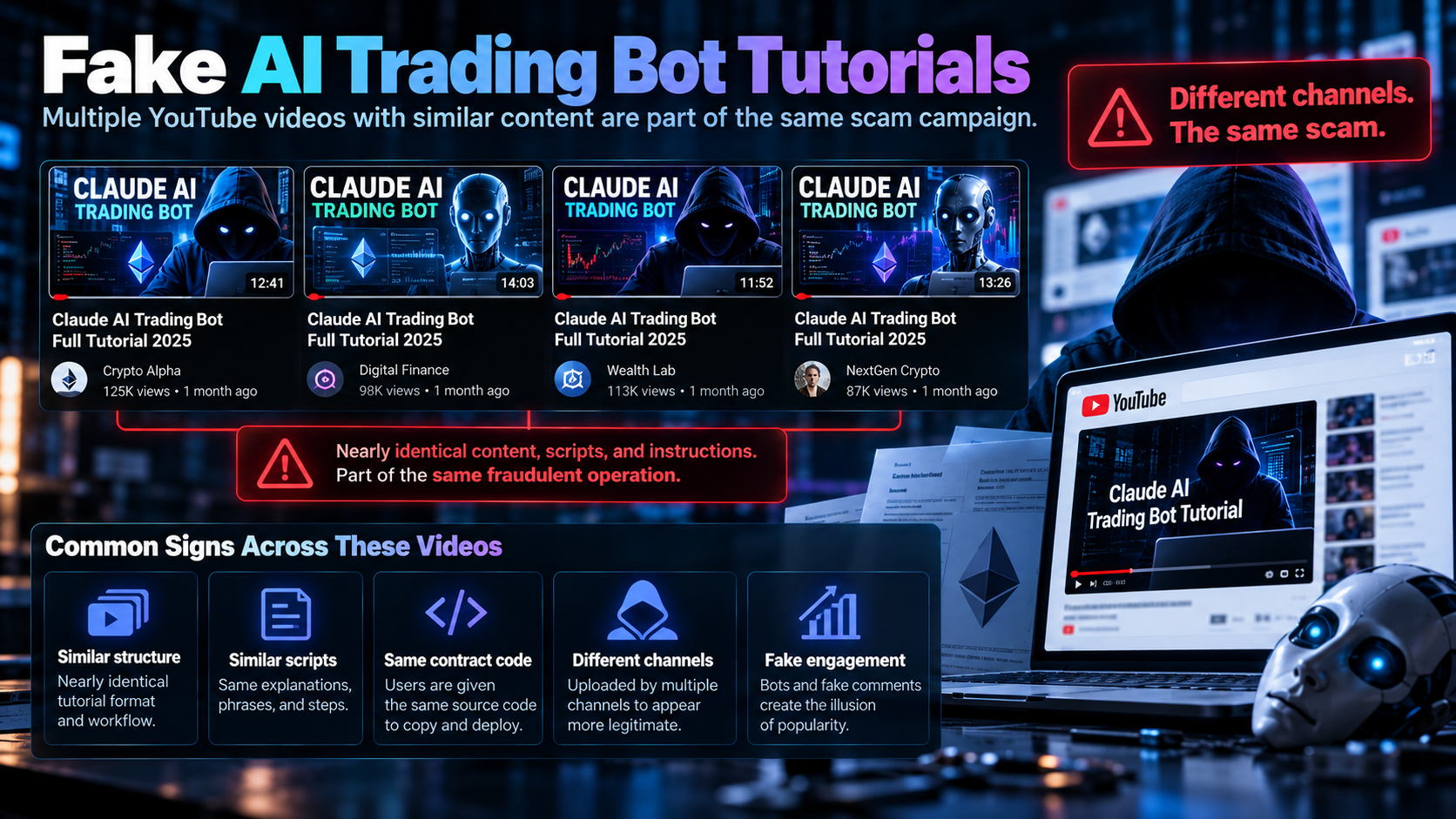 Fake AI trading bot tutorials